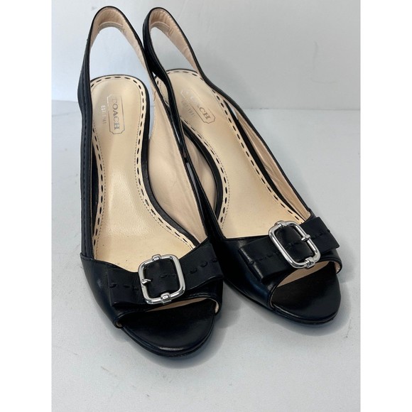 Vintage Coach Miranda Slingback Heels - Picture 1 of 7
